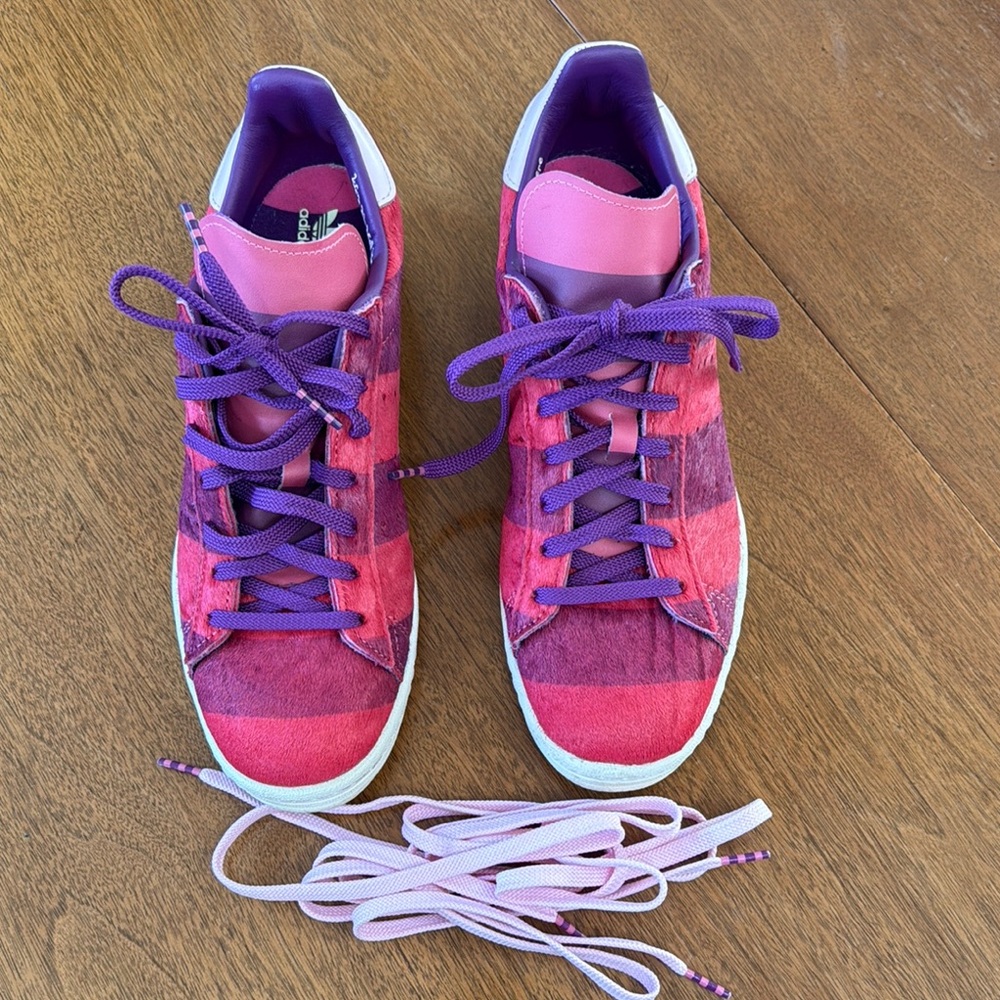 Adidas Disney Cheshire Cat Pink and Purple Women's Sneakers